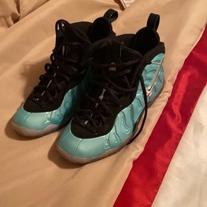 Nike Youth foamposite shoes.